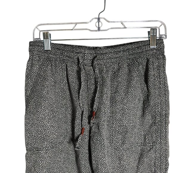 Anthropologie Black & White Polka Dot Drawstring Lounge jogger Pants XS - Picture 2 of 5